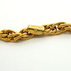 Chanel Necklace Vintage Logo Mademoiselle Gold Plated — view 6