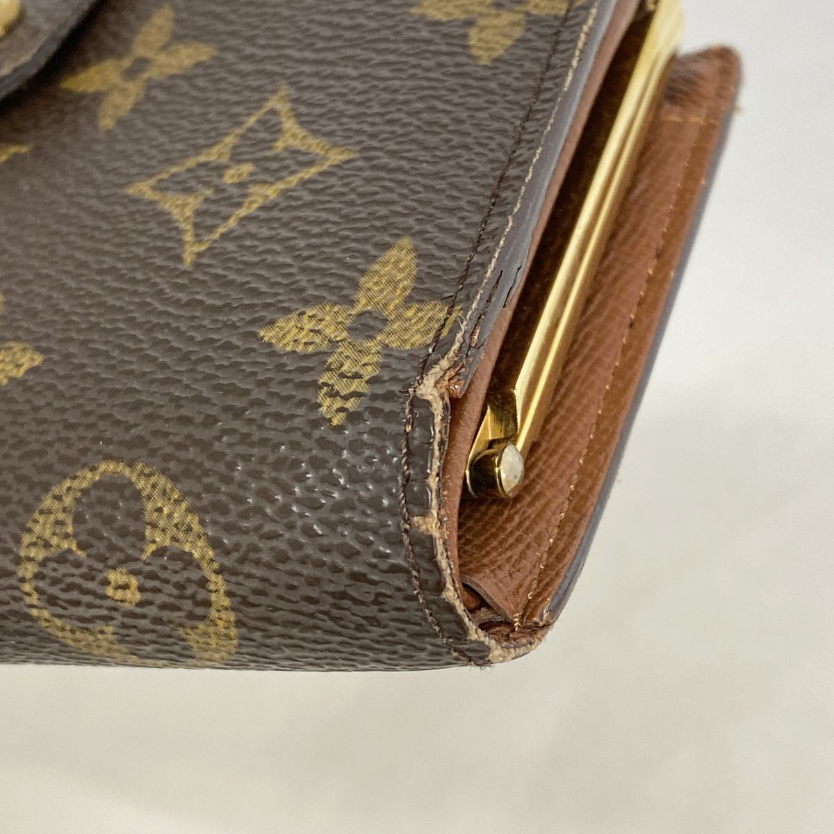 Louis Vuitton Wallet Monogram Porte Monnaie Billets Viennois Brown — view 5