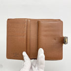Louis Vuitton Wallet Monogram Porte Monnaie Billets Viennois Brown — view 3