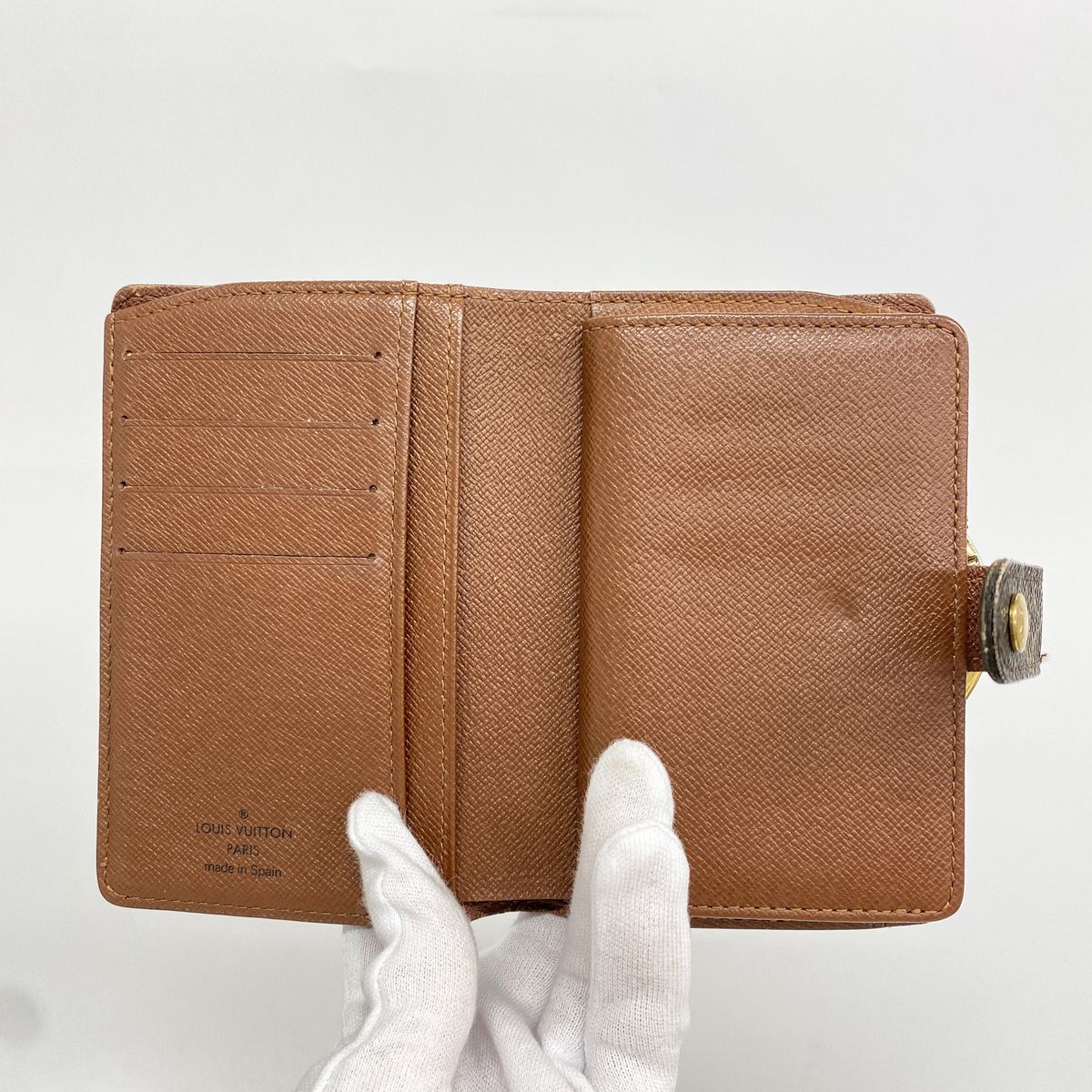 Louis Vuitton Wallet Monogram Porte Monnaie Billets Viennois Brown — view 3