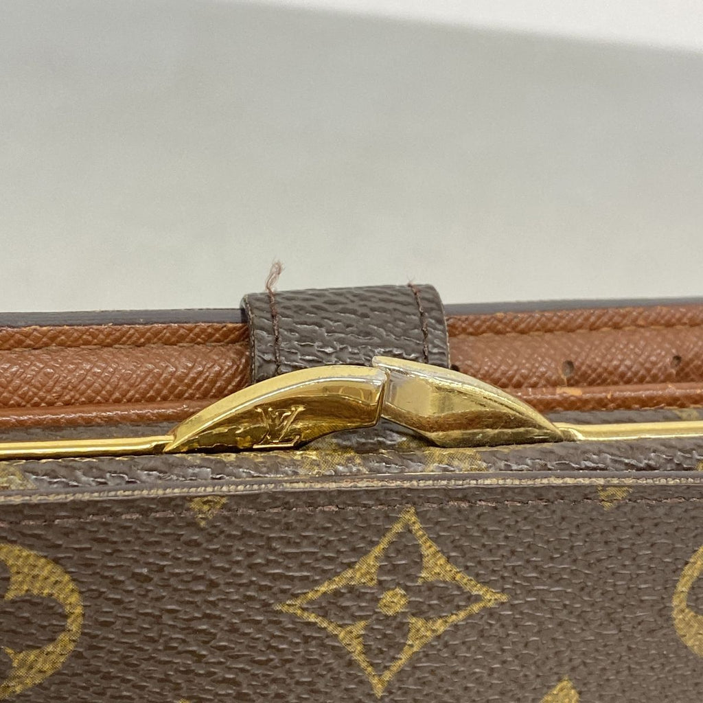 Louis Vuitton Wallet Monogram Porte Monnaie Billets Viennois Brown — view 7