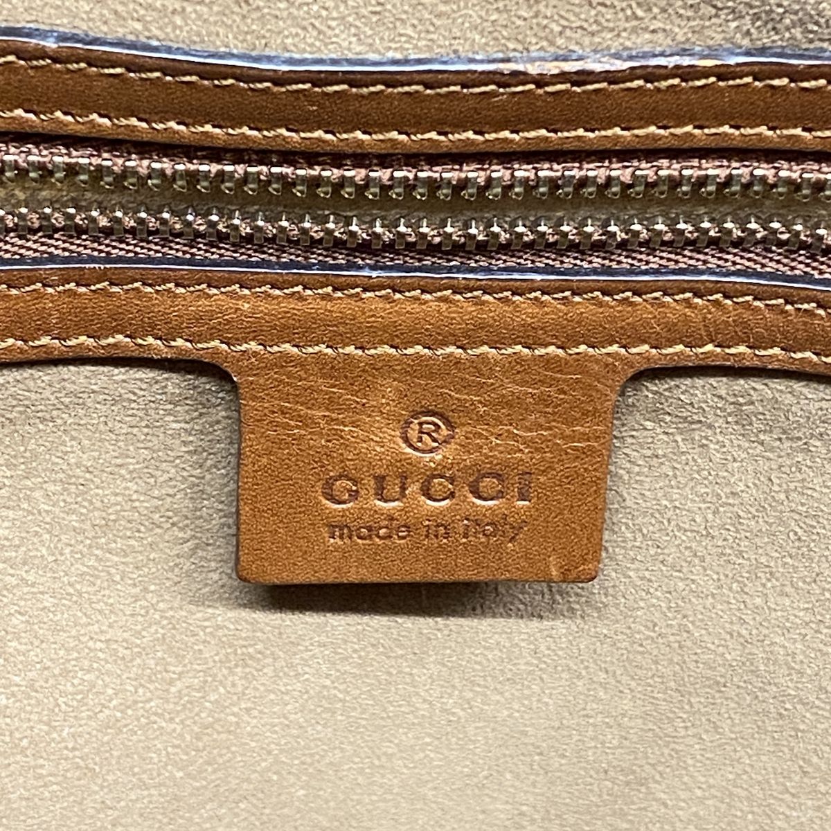Gucci Handbag GG Supreme Brown Gold 2-Way Bag — view 5