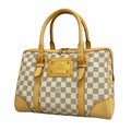 Louis Vuitton Handbag Damier Azur Berkeley White