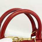 Louis Vuitton Handbag Vernis Alma PM Rouge Grenat Dine — view 8