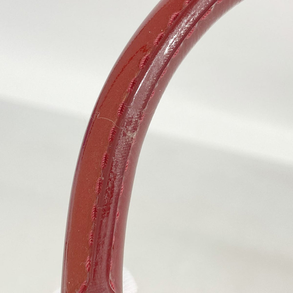 Louis Vuitton Handbag Vernis Alma PM Rouge Grenat Dine — view 7