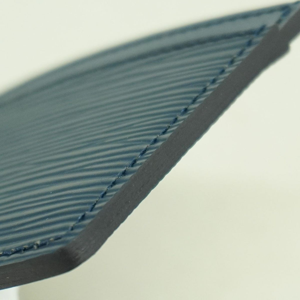 Louis Vuitton Card Case Epi Porte Cartes Simple Indigo Blue — view 6