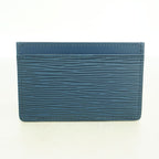 Louis Vuitton Card Case Epi Porte Cartes Simple Indigo Blue — view 7