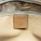 Celine Handbag Macadam Brown Gold — view 5
