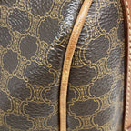 Celine Handbag Macadam Brown Gold — view 8