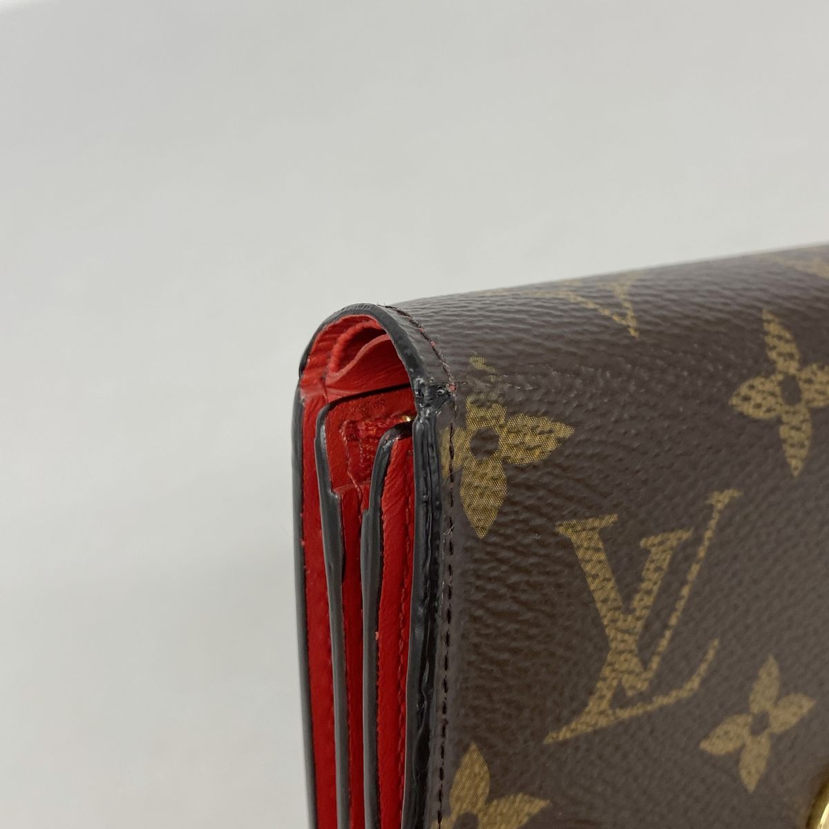 Louis Vuitton Wallet Monogram Portefeuille Flor Compact Coquelicot — view 6