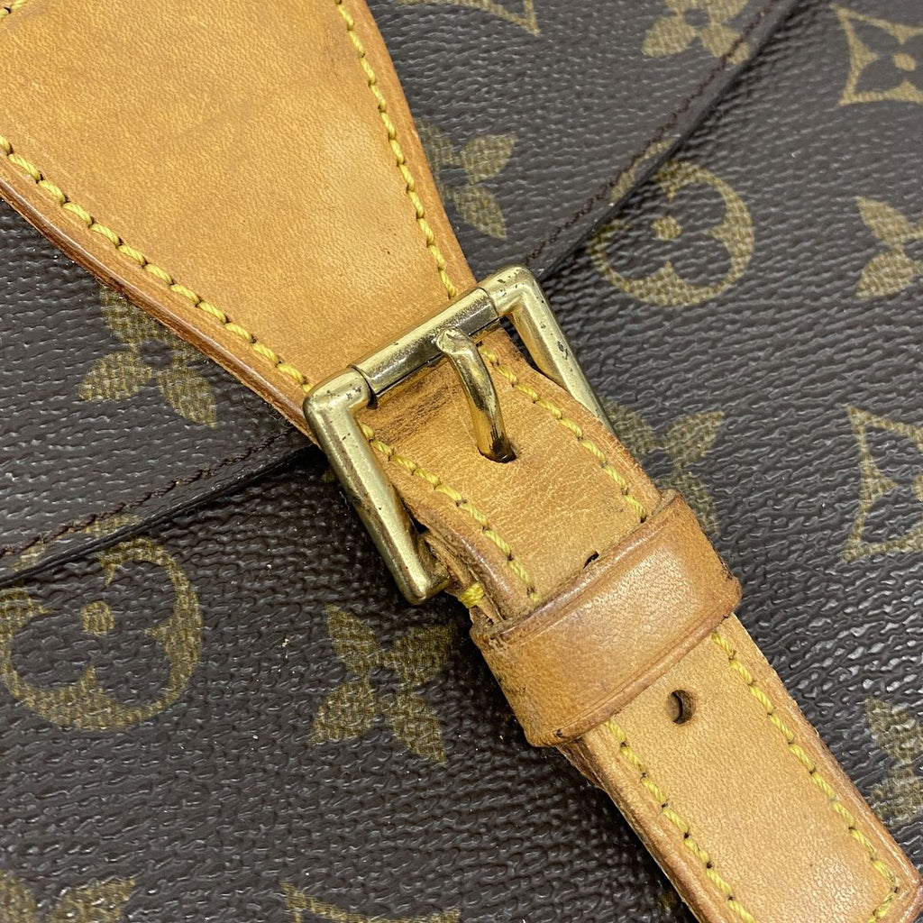 Louis Vuitton Shoulder Bag Monogram Jeune Fille GM Brown — view 8