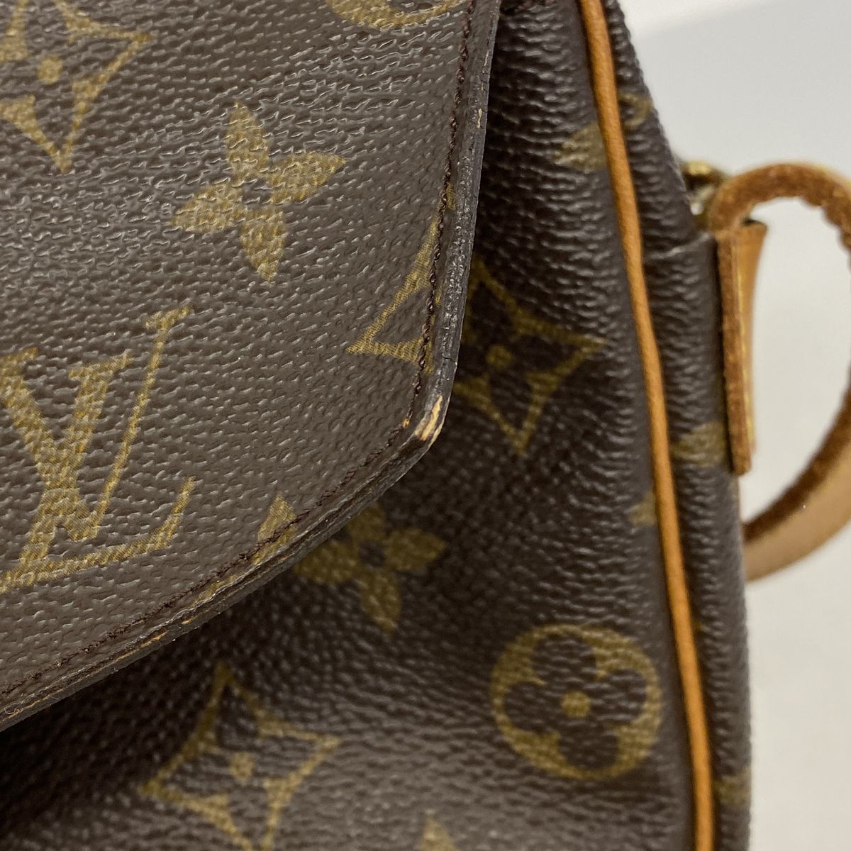 Louis Vuitton Shoulder Bag Monogram Jeune Fille GM Brown — view 7
