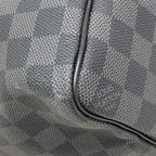 Louis Vuitton Boston Bag Damier Graphite Keepall Bandouliere 45 Black — view 6