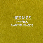 Hermes Handbag Bolide 31 Taurillon Clemence Anse Green Silver 2-Way Bag — view 5