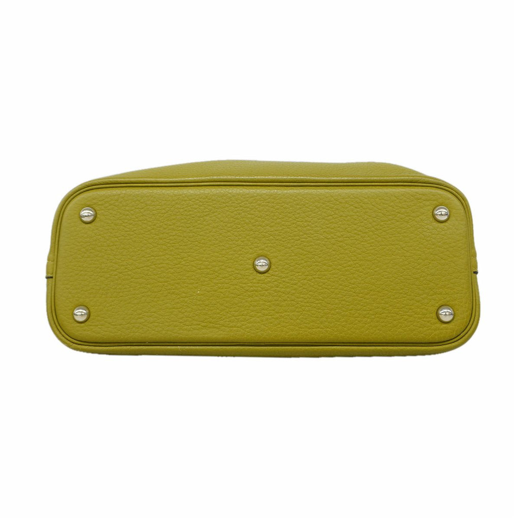 Hermes Handbag Bolide 31 Taurillon Clemence Anse Green Silver 2-Way Bag — view 3