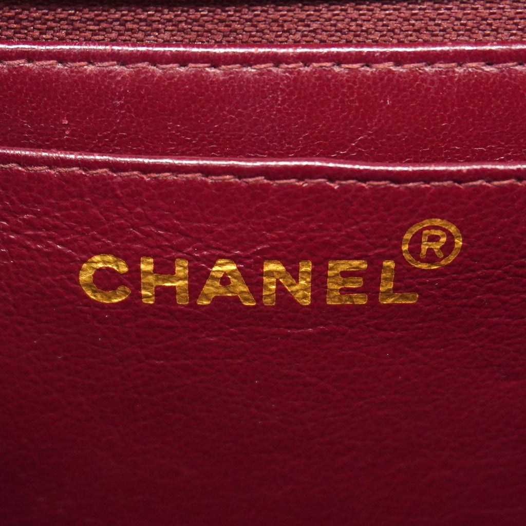Chanel Shoulder Bag Mademoiselle Lambskin Black Gold — view 5