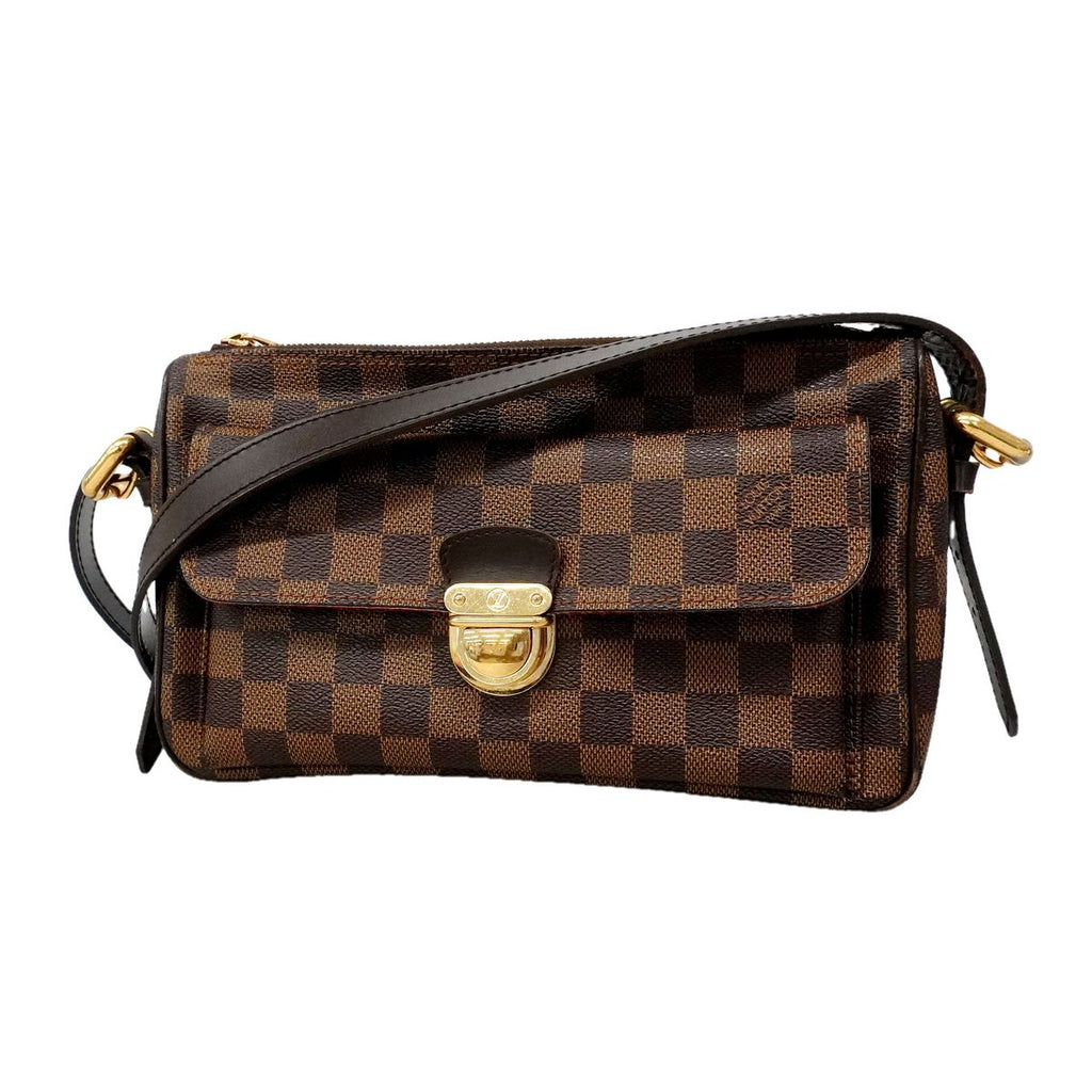 Louis Vuitton Shoulder Bag Damier Ravello GM Ebene