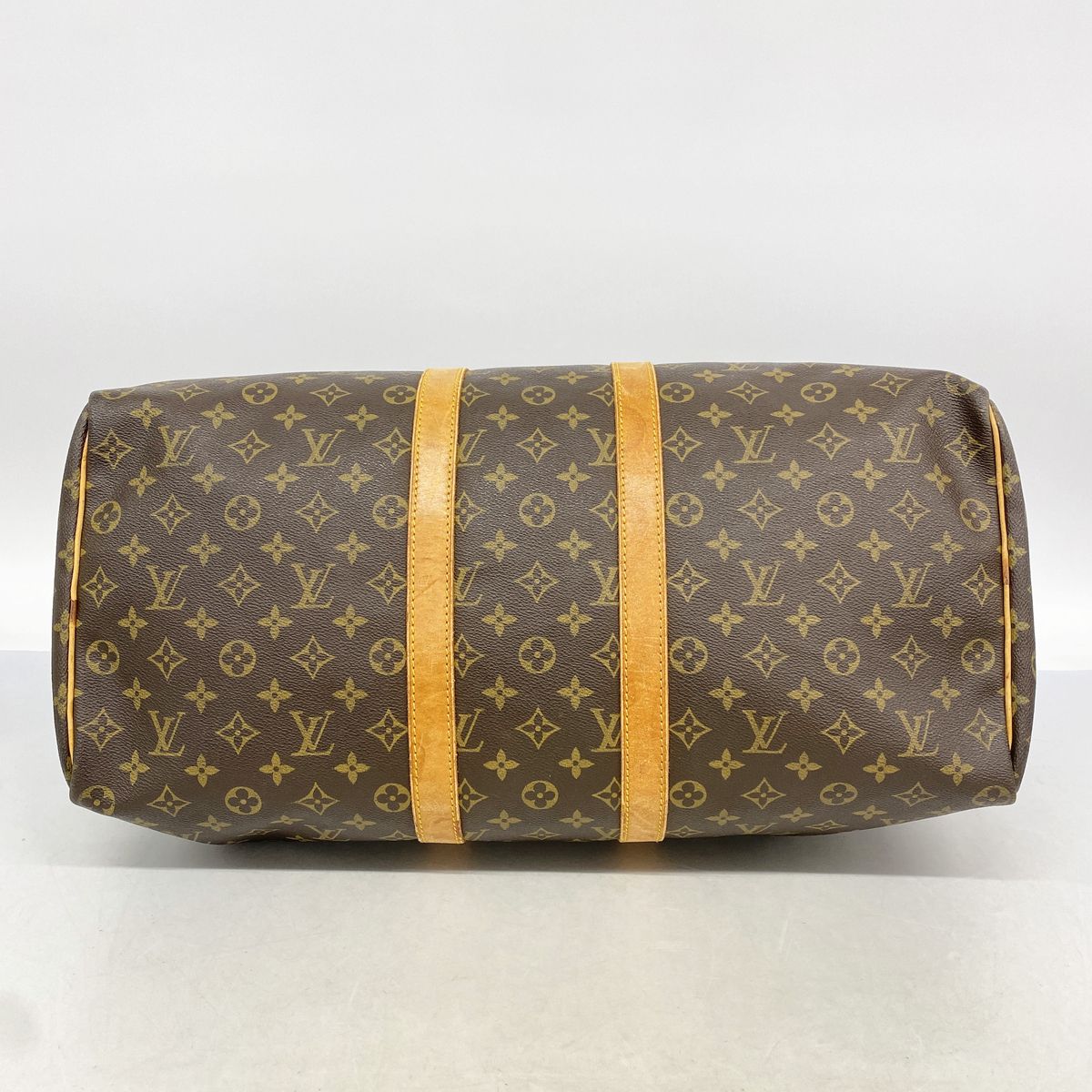 Louis Vuitton Boston Bag Monogram Keepall 50 Brown — view 3