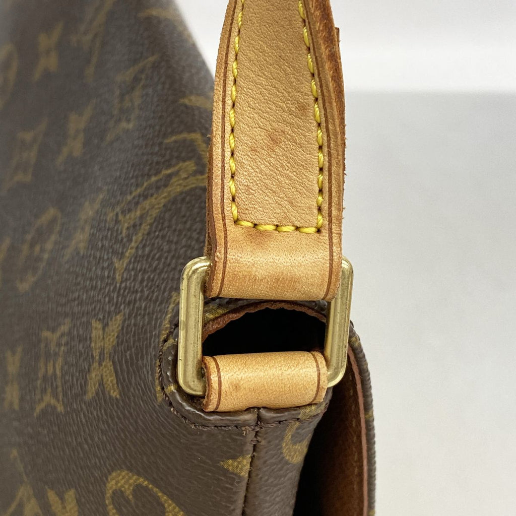 Louis Vuitton Shoulder Bag Monogram Musette Tango Short Strap Brown — view 8