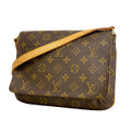 Louis Vuitton Shoulder Bag Monogram Musette Tango Short Strap Brown