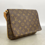Louis Vuitton Shoulder Bag Monogram Musette Tango Short Strap Brown — view 2