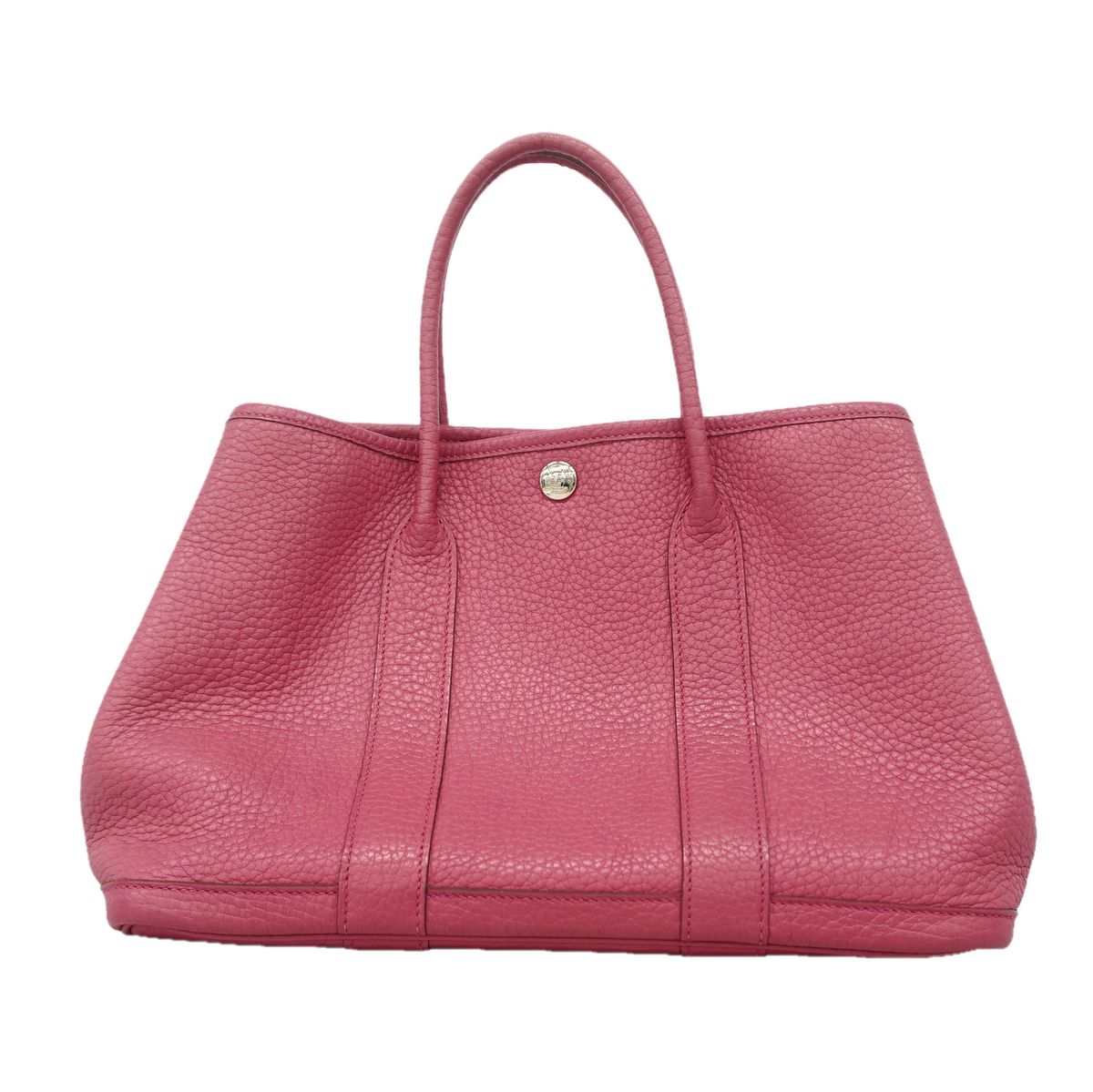 Hermes Tote Bag Garden Party TPM Negonda Rosewood Silver