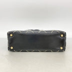 Chanel Tote Bag Wild Stitch Leather Black Gold — view 3
