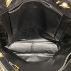 Chanel Shoulder Bag Quilted Lambskin Black Gold — view 4