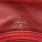 Chanel Pouch Bicolor Leather Red Gold — view 5