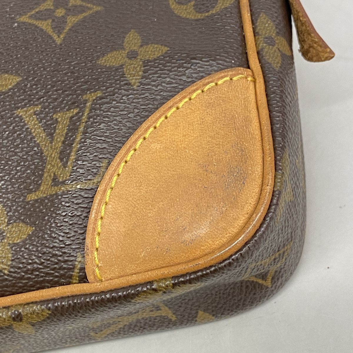 Louis Vuitton Clutch Monogram Marly Dragonne GM Brown — view 6