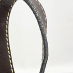 Celine Tote Bag Macadam Leather Ivory Gold — view 7
