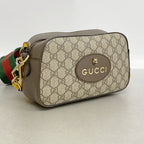 Gucci Shoulder Bag GG Supreme Neo Vintage Brown Gold — view 2
