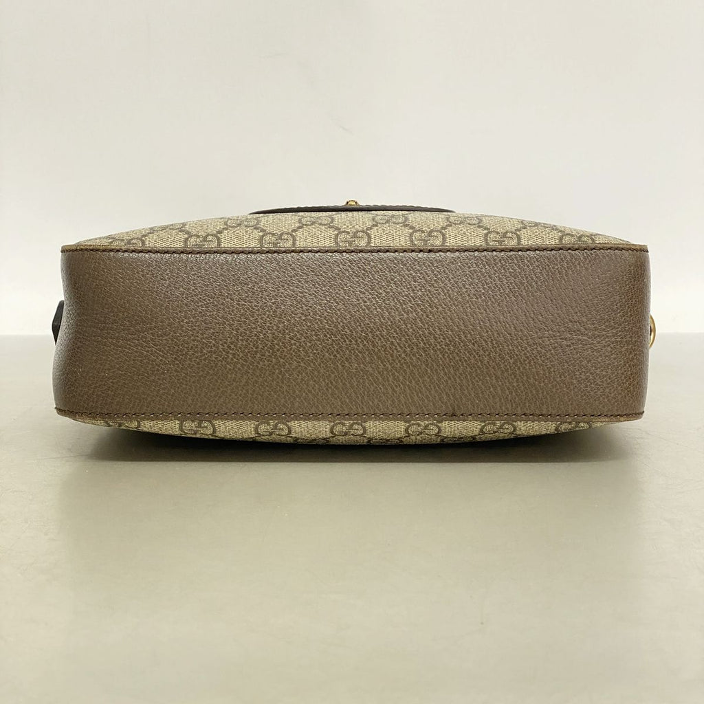 Gucci Shoulder Bag GG Supreme Neo Vintage Brown Gold — view 3