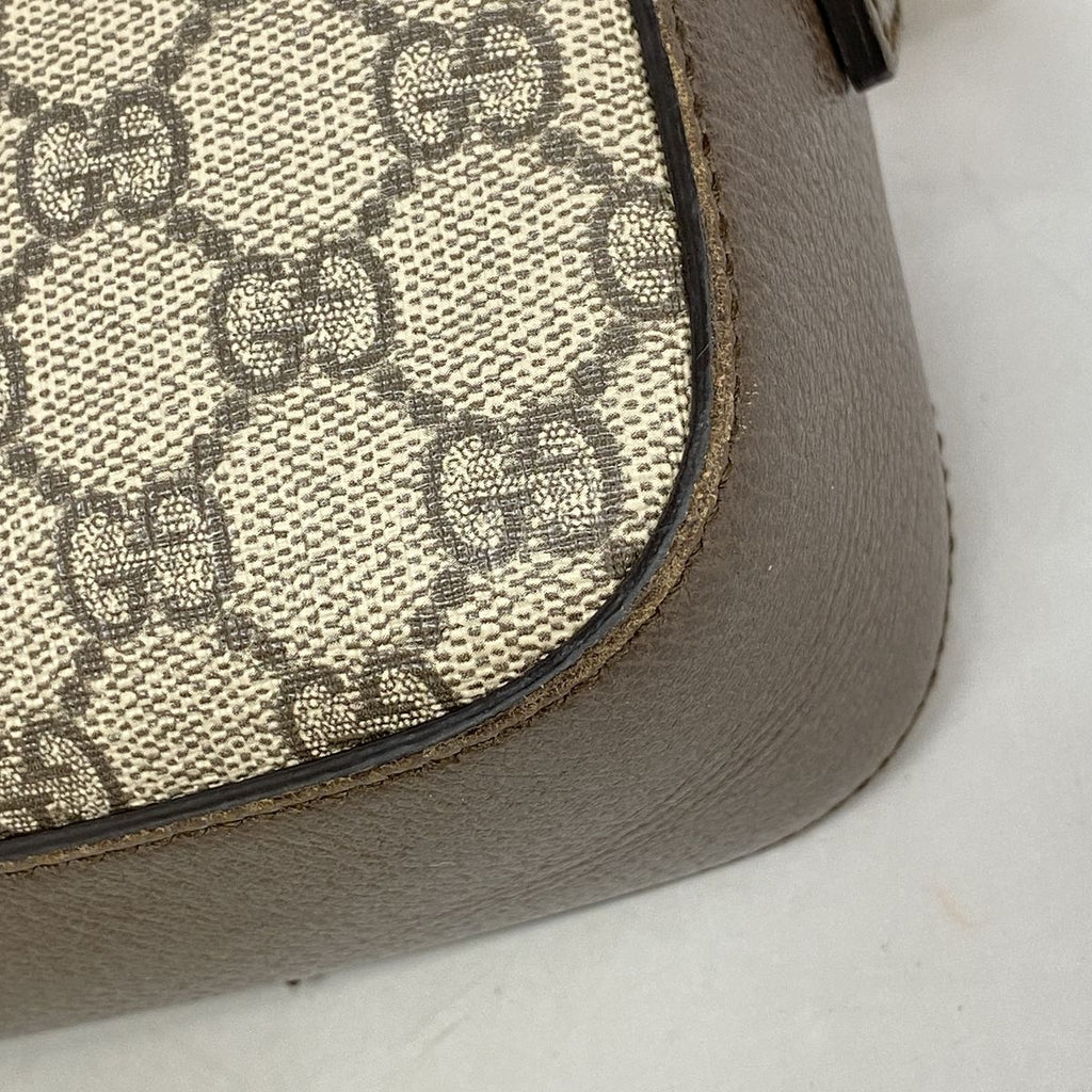 Gucci Shoulder Bag GG Supreme Neo Vintage Brown Gold — view 6