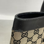 Gucci Tote Bag GG Canvas Black Beige Champagne Gold — view 7