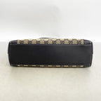 Gucci Tote Bag GG Canvas Black Beige Champagne Gold — view 3