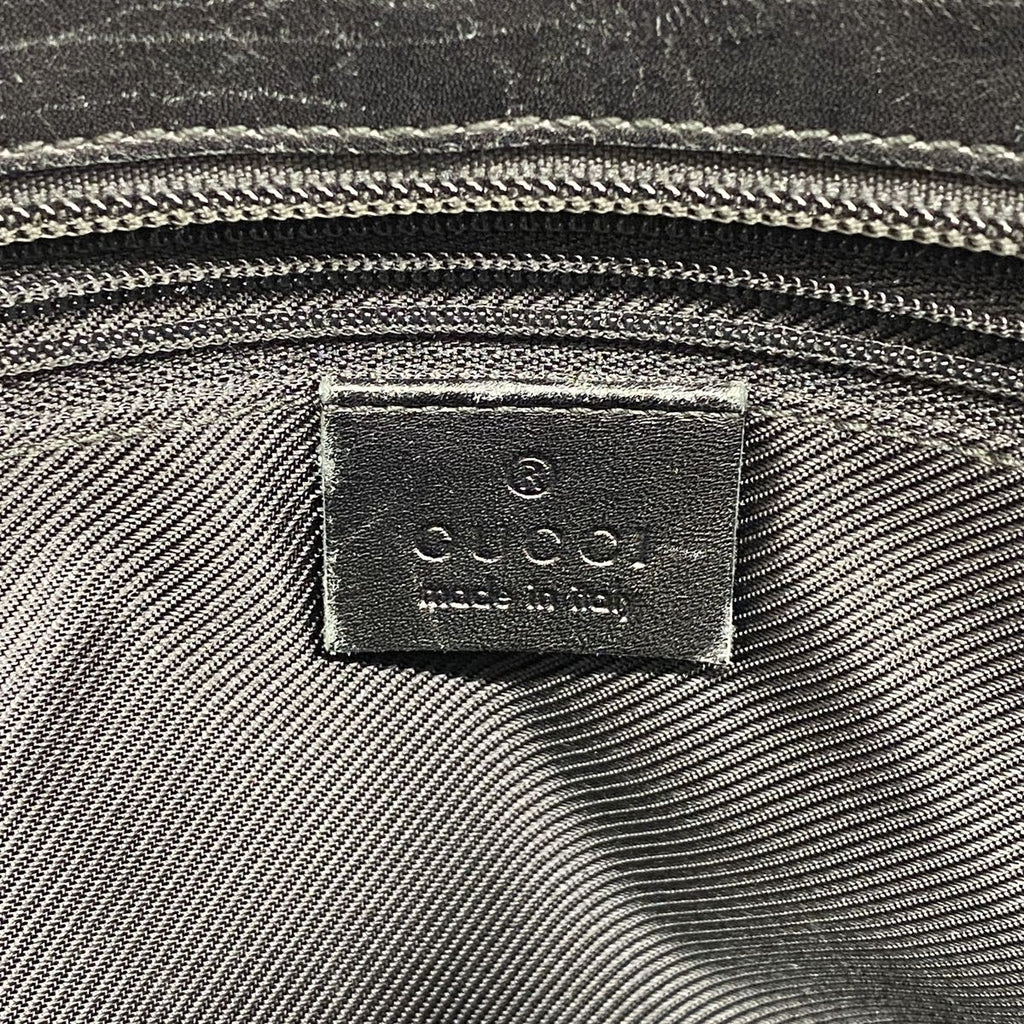Gucci Tote Bag GG Canvas Black Beige Champagne Gold — view 5