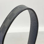 Louis Vuitton Belt Damier Graphite Ceinture Aventure Black Gray — view 3