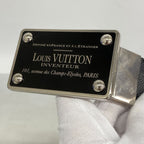 Louis Vuitton Belt Damier Graphite Ceinture Aventure Black Gray — view 7