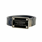 Louis Vuitton Belt Damier Graphite Ceinture Aventure Black Gray