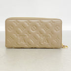 Louis Vuitton Wallet Monogram Embossed Zippy Taupe — view 7