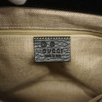 Gucci Handbag Interlocking G Leather Black Champagne Gold 2-Way Bag — view 5