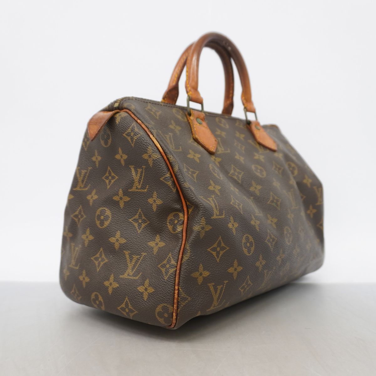 Louis Vuitton Handbag Monogram Speedy 30 Brown — view 2