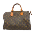 Louis Vuitton Handbag Monogram Speedy 30 Brown