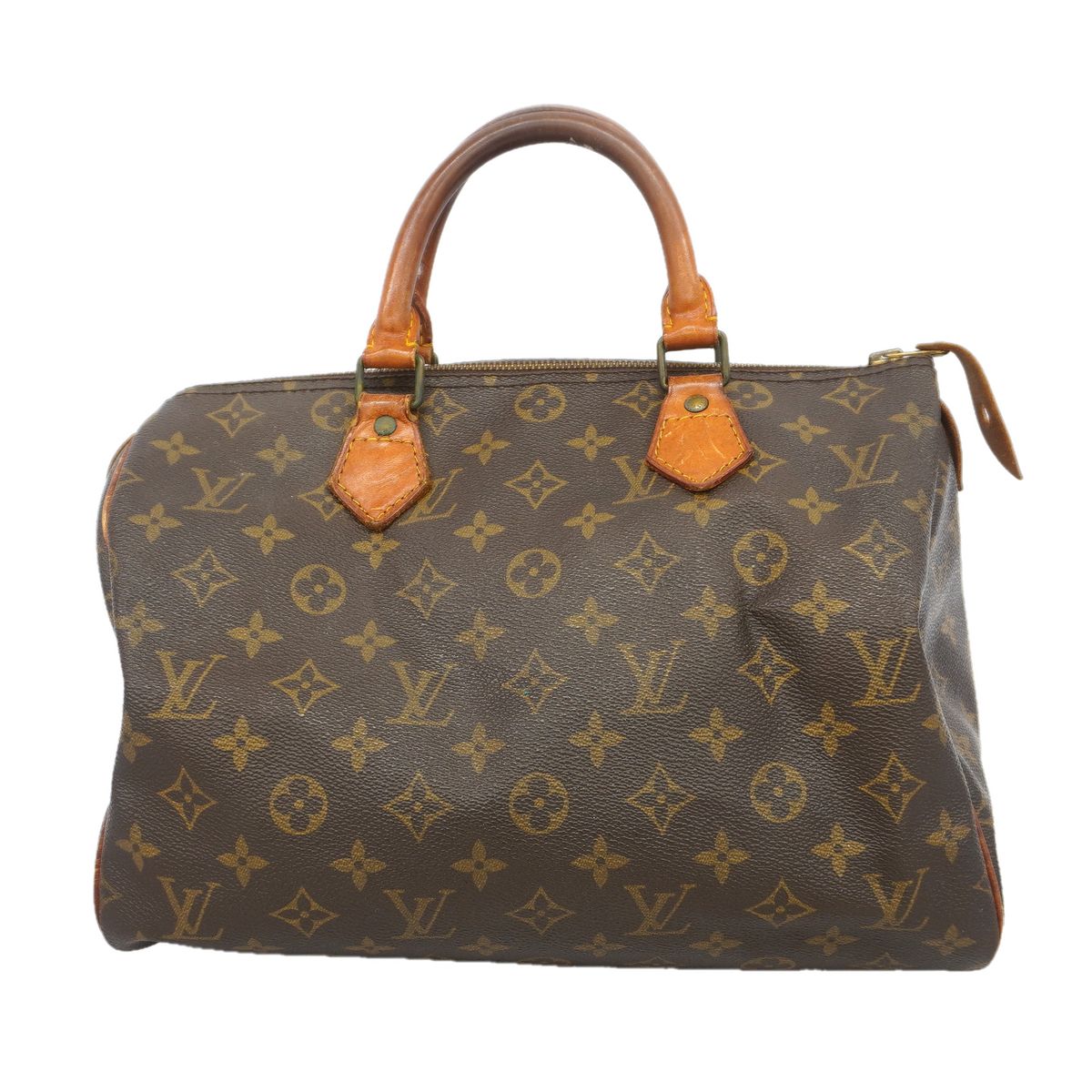 Louis Vuitton Handbag Monogram Speedy 30 Brown