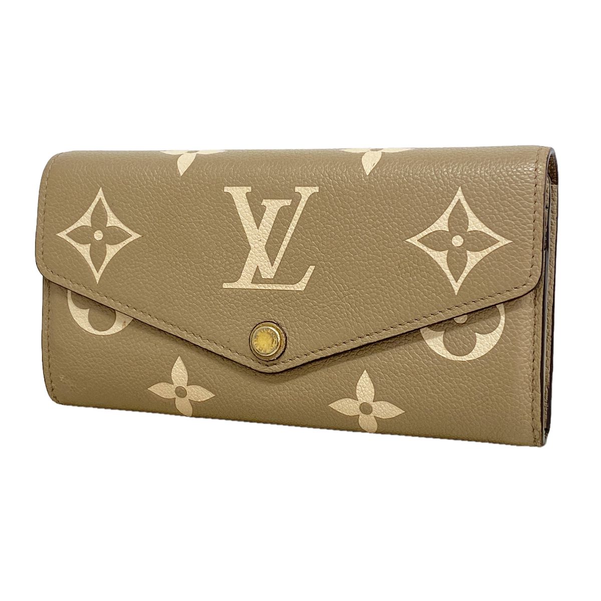 Louis Vuitton Wallet Monogram Empreinte Bicolor Portefeuille Sarah NM