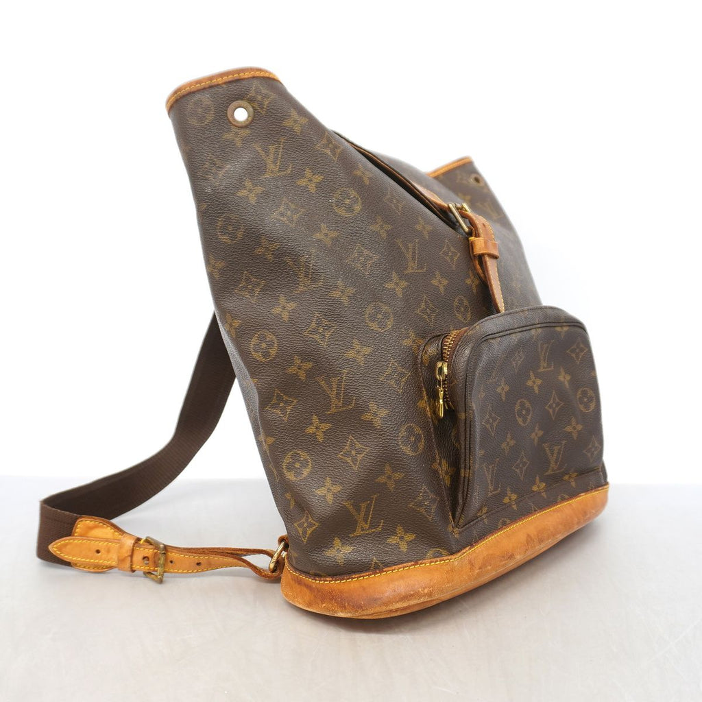 Louis Vuitton Backpack Monogram Montsouris GM Brown — view 2