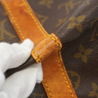 Louis Vuitton Boston Bag Monogram Keepall 50 Brown — view 7