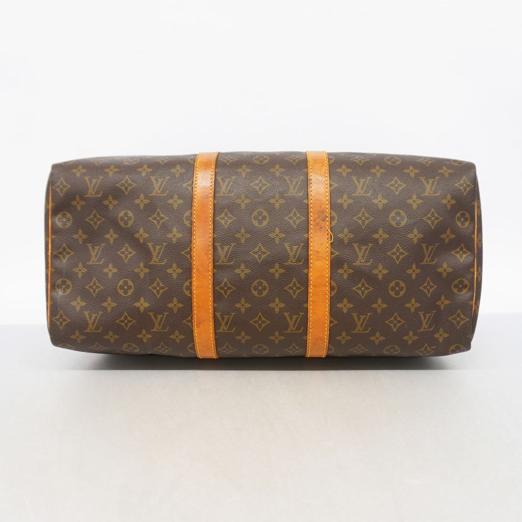 Louis Vuitton Boston Bag Monogram Keepall 50 Brown — view 3