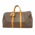 Louis Vuitton Boston Bag Monogram Keepall 50 Brown